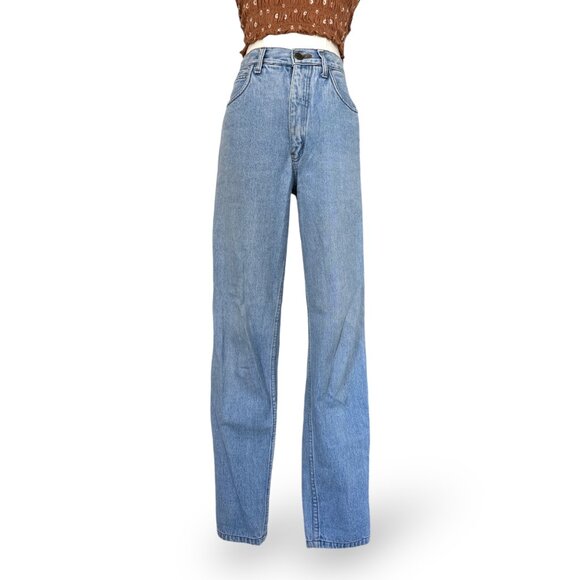 OSC Sport High-waisted Straight Leg Jeans Wm Sz 7/A‎ - Picture 1 of 9